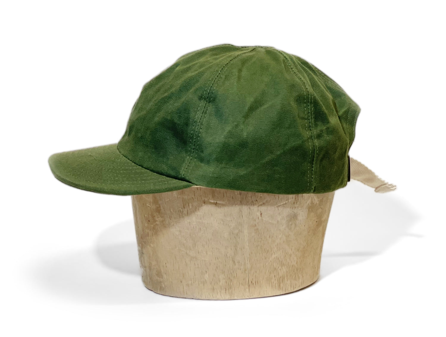 Casquette Baseball Canvas Coton Ciré - Green