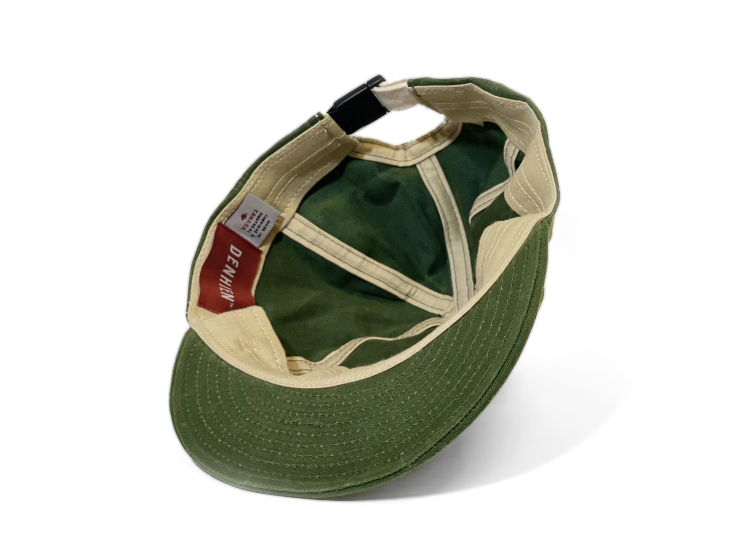 Casquette Baseball Canvas Coton Ciré - Green