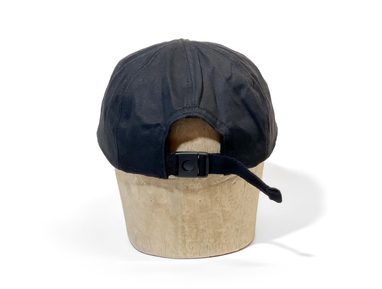 Casquette Baseball Canvas Coton Ciré - Black