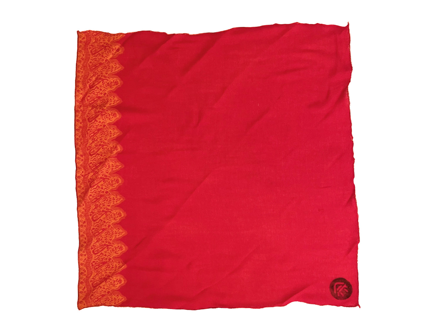 Bandana in Upcycled Fibers – Red