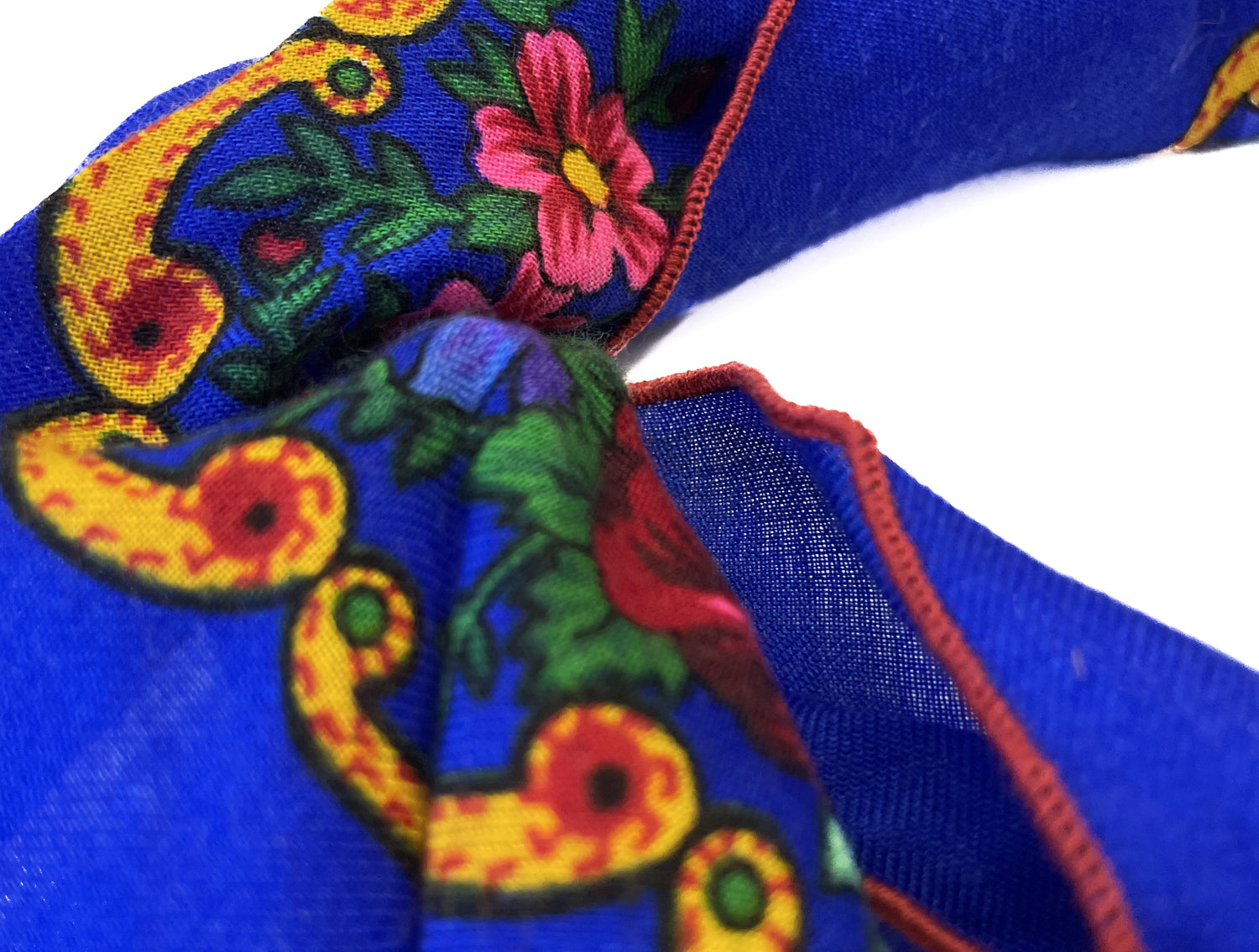 Bandana in Upcycled Fibers – Royal Blue