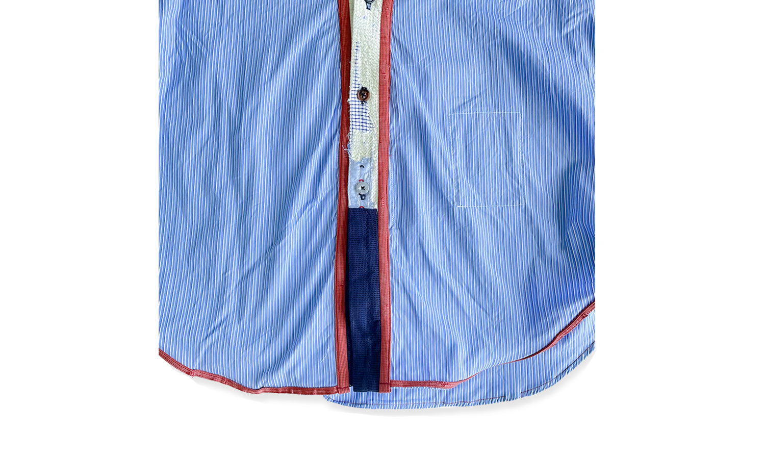 Long Sleeved Kimono Collar Shirt KSD-1 - Marina