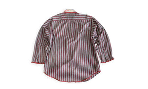 Long Sleeved Kimono Collar Shirt KSD-1 - True red